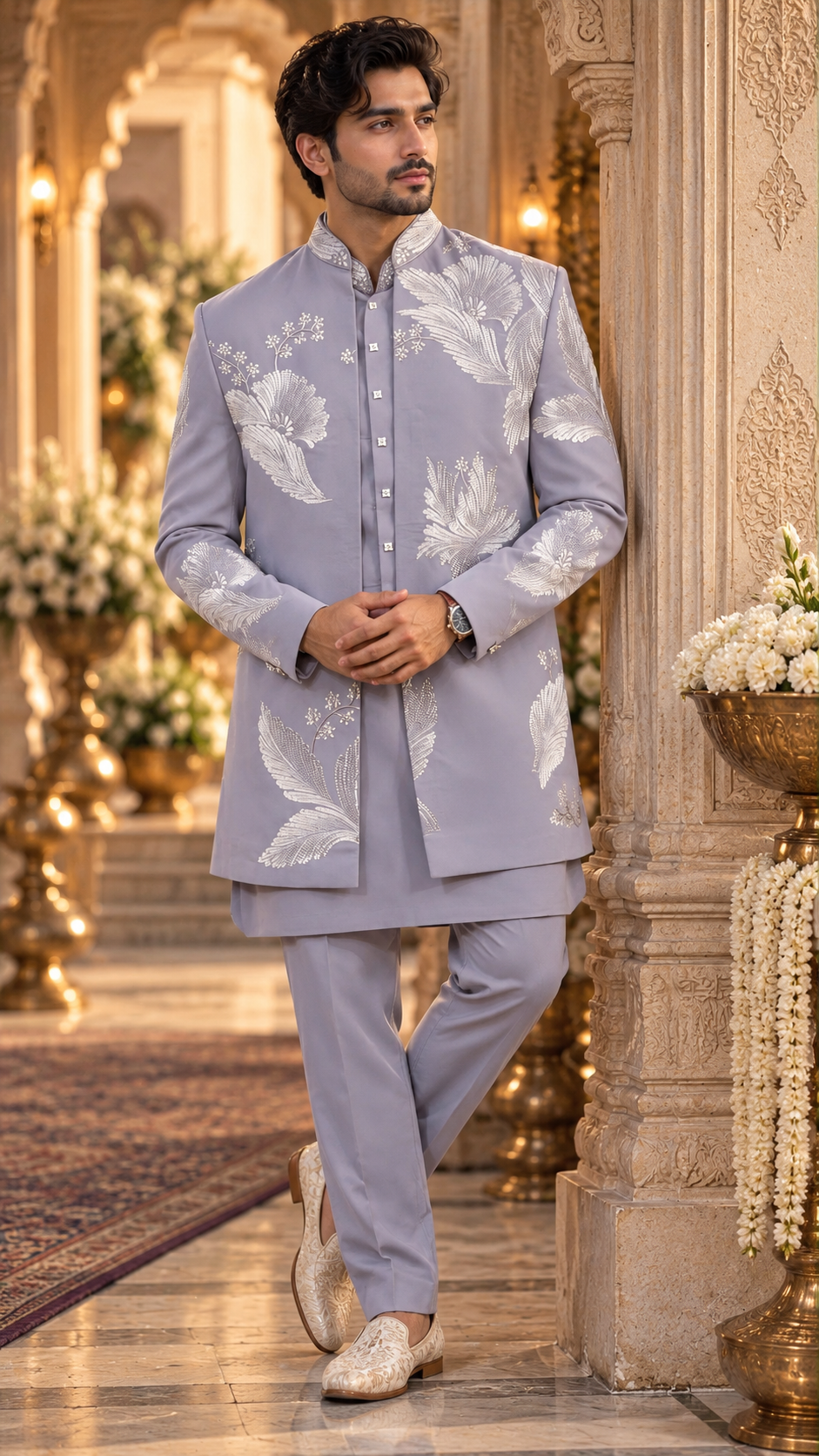 Lavender Royale Botanical Jodhpuri