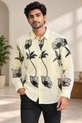 Ivory Noir Botanical Shirt